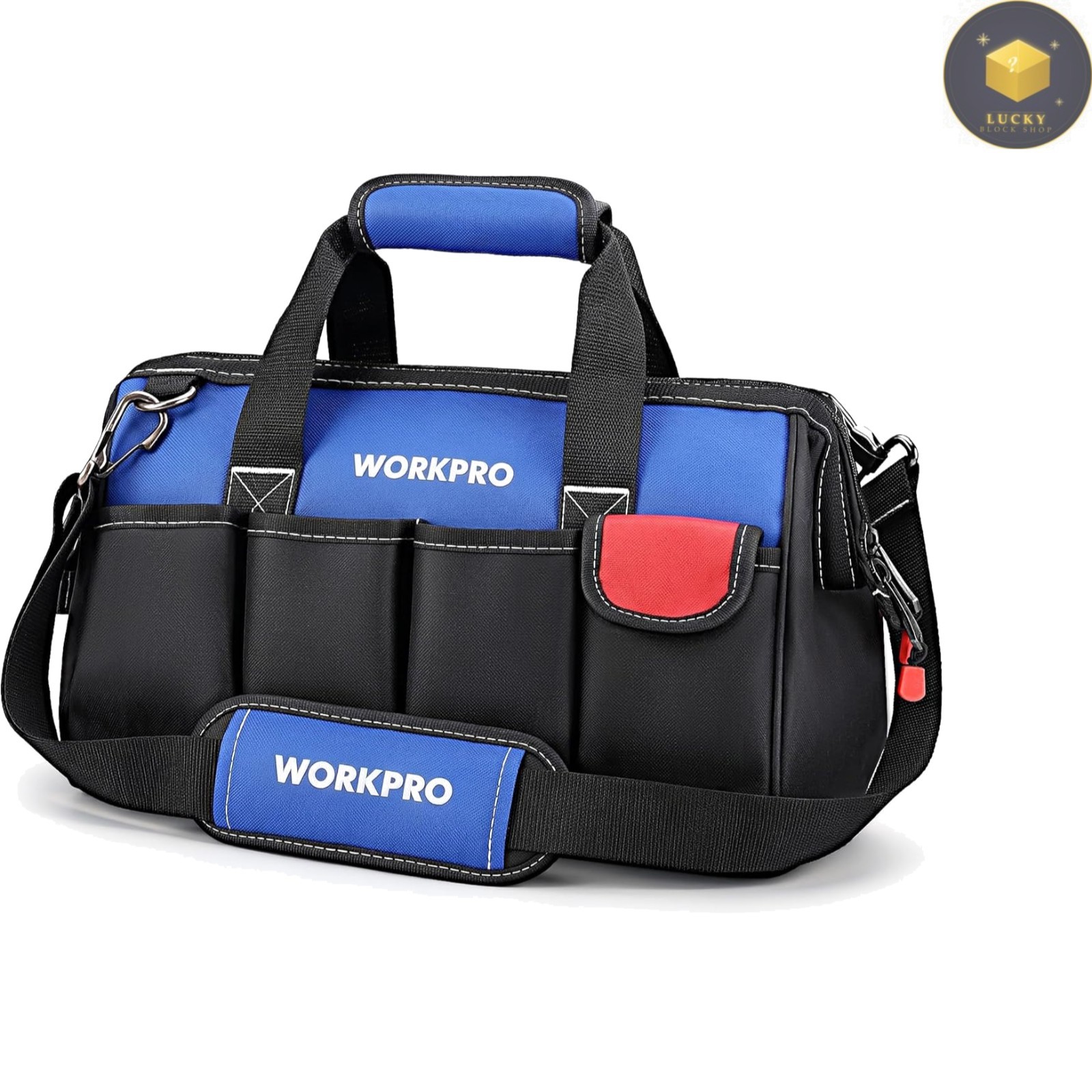 14-Inch Durable Tool Bag with Multi-Pockets & Adjustable Strap – Water Resistant