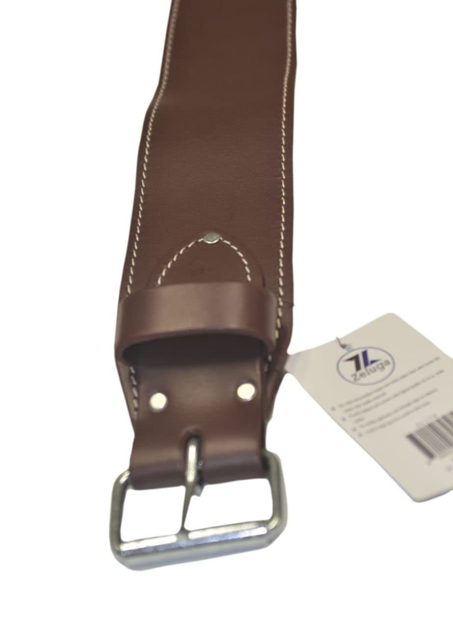 3in. Brown Heavy Duty Ranger Style Leather Work Belt for Men 20-176 Model