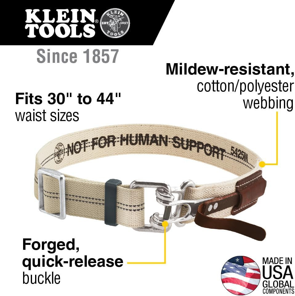 Quick-Release Tool Belt for Ironworkers, Carpenters & Electricians – 5425M