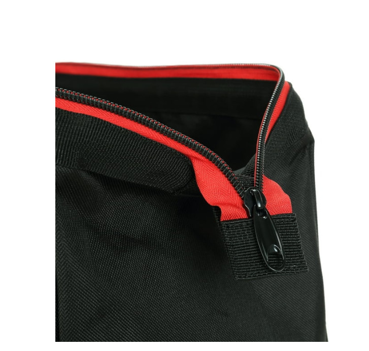 2 PACK Hyper Tough 12-inch Polyester Tool Bag, with Full-Length Zipper