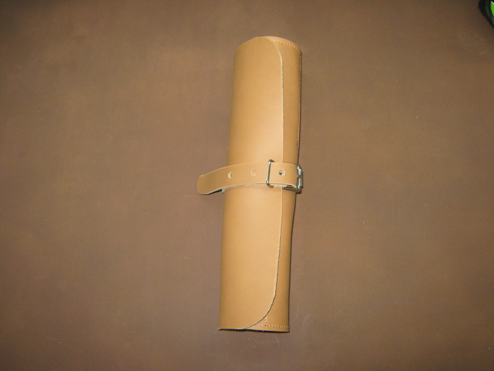 6 POCKET LEATHER TOOL ROLL. With Ramelson pencil Made in USA.