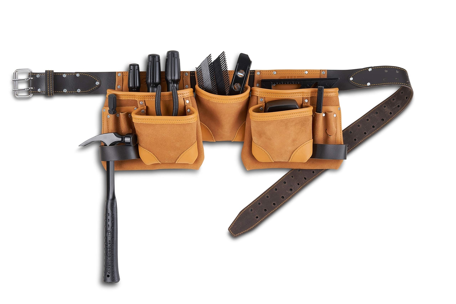 AWP Classic Leather Tool Apron, Crafted from Top-Grain Leather, Premium Tool …