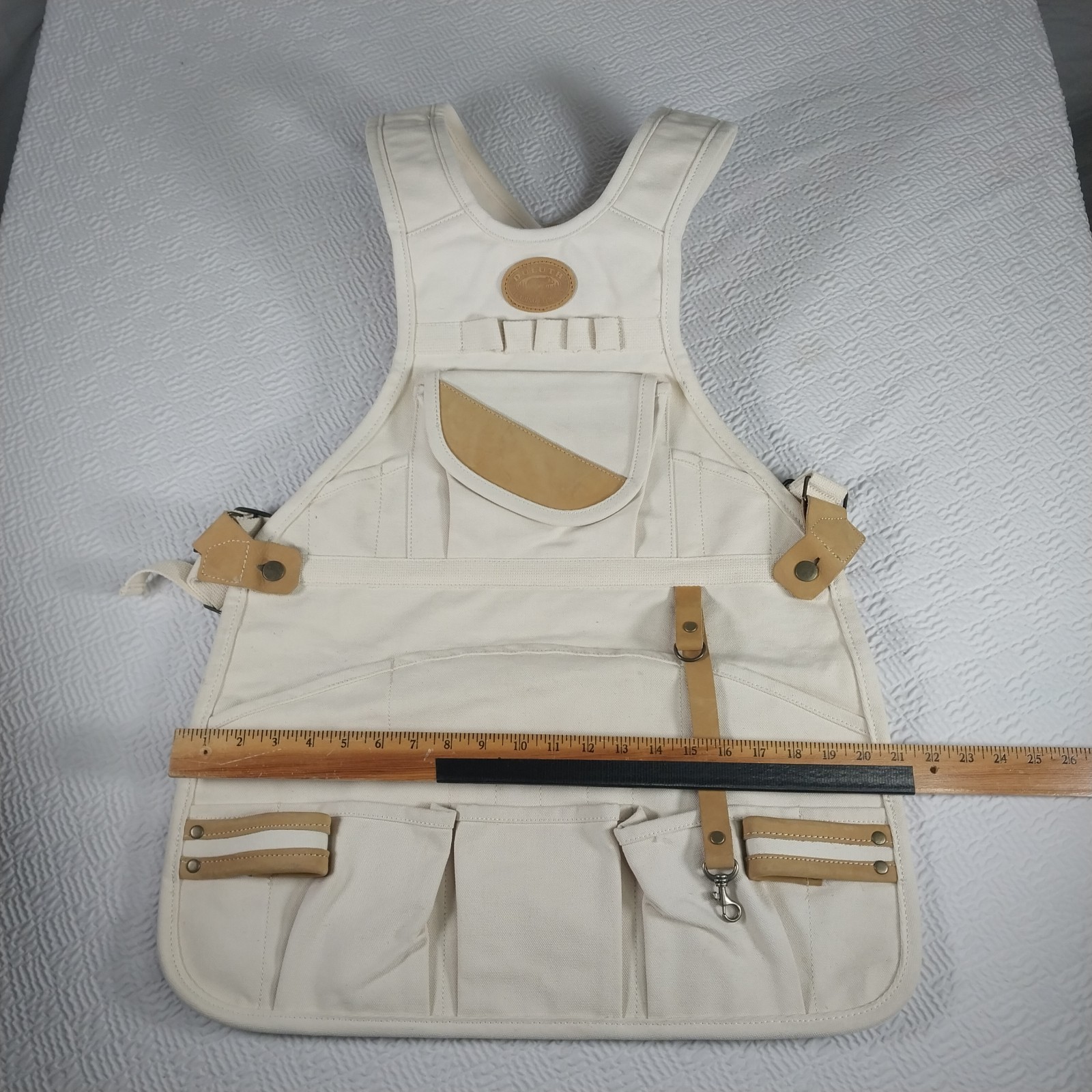 Duluth Trading Co Ultimate Handyman Bib Apron Adjustable Vest for Tools Nails
