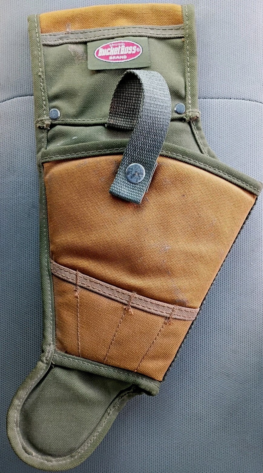 Bucket Boss Rugged Heavy Duty Professional Nylon Canvas Drill Holster Tool Belt