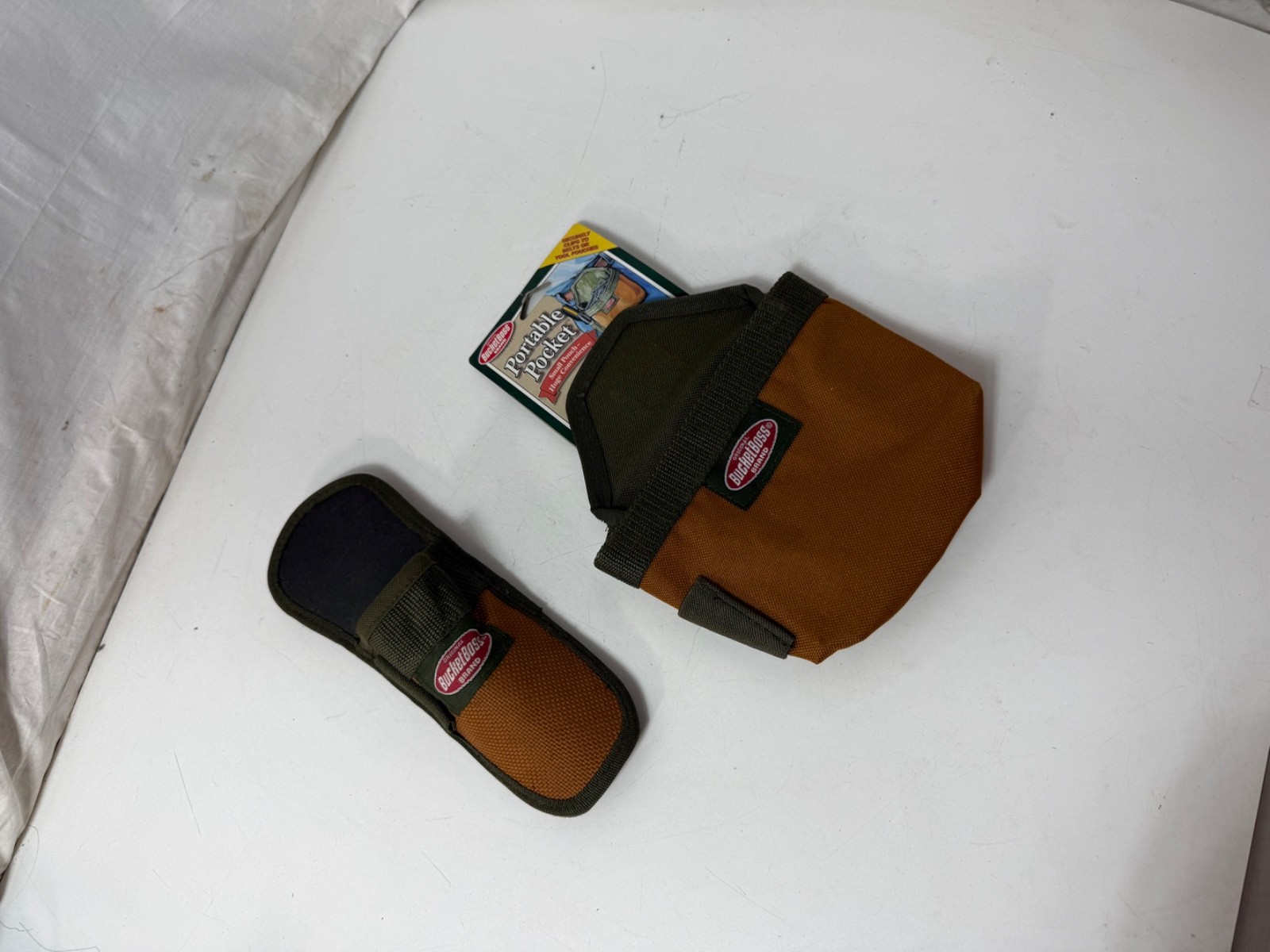 Bucket Boss Portable Pocket Small Tool Pouch & Utility Pliers Case Lot of 2