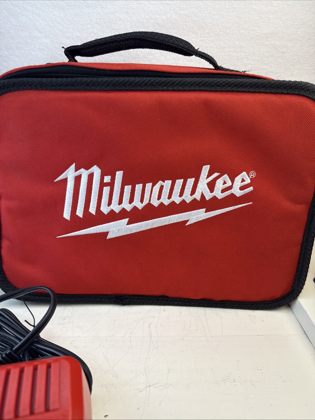 Milwaukee M12 Soft Case Tote & M12 Charger Base Only New Never Used READ