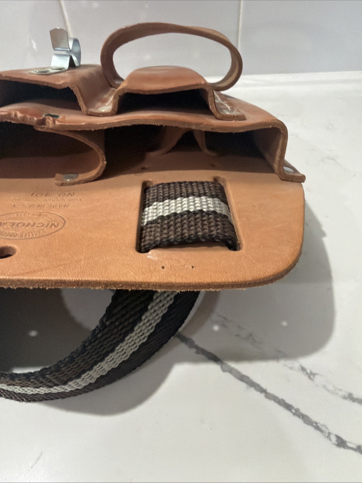 Nicholas Leather Tool Belt Pouch No. 401 New See Photos