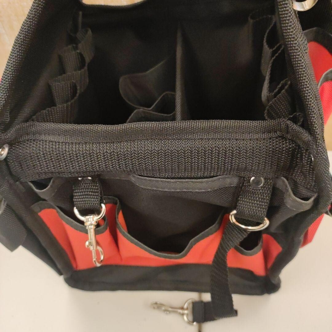 Snap-on TB1OMP3 compact tool bag with 12 exterior and 9 interior pockets RED New