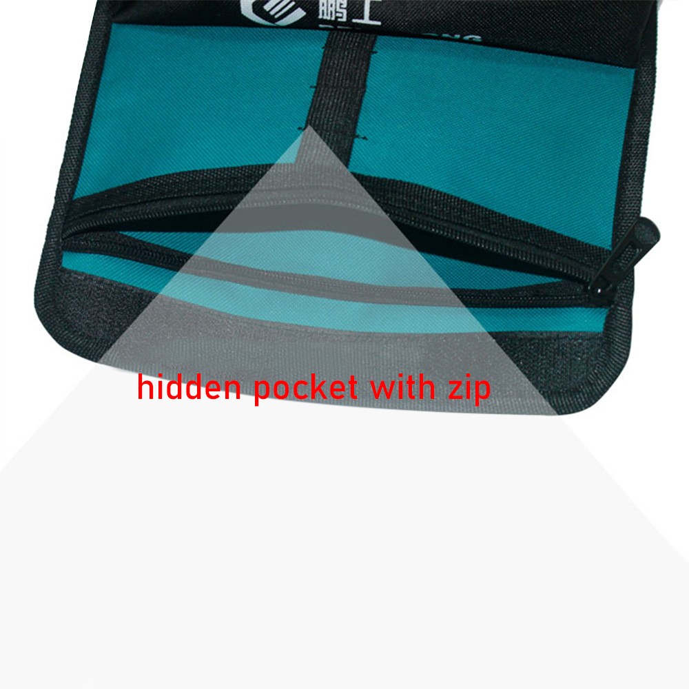 PENGGONG Tool Bag Wear-resistant Storage For Maintenance Tool Black & Green