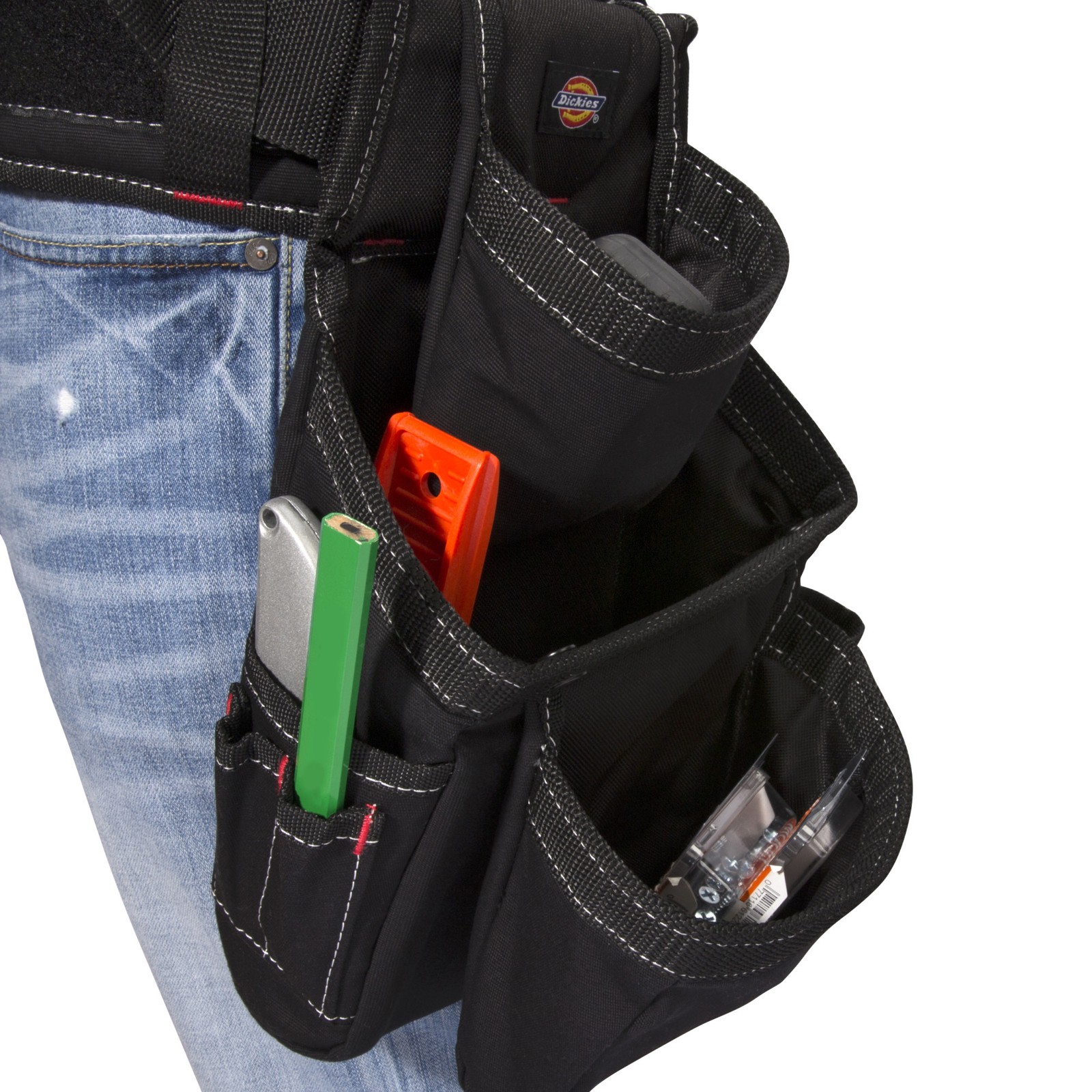 Carpenter Framer Rig Tool Belt Pouch 4 piece Dickies 57077