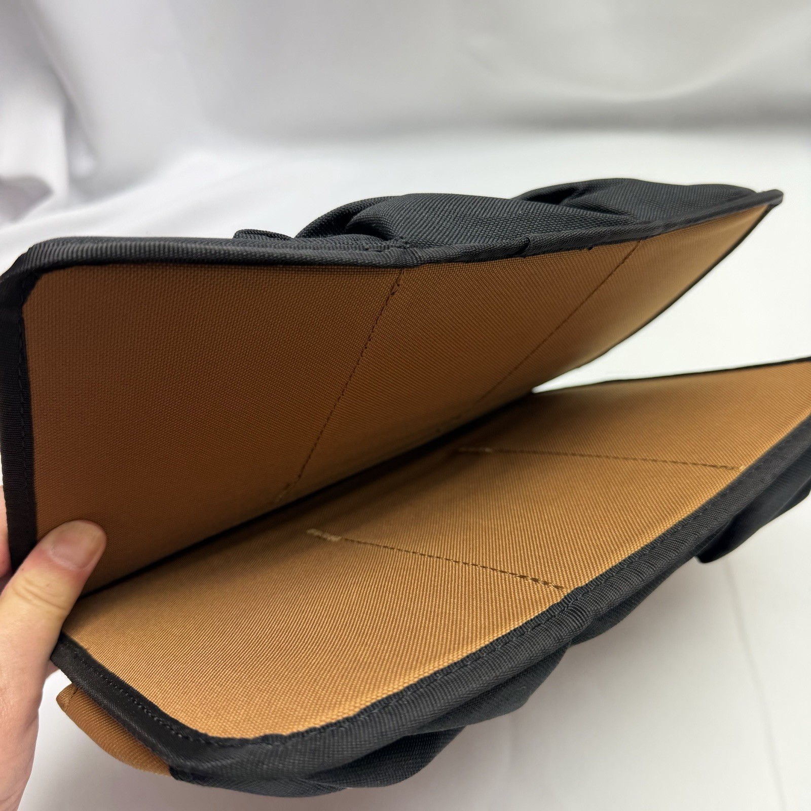 Carhartt 6 Pack Tool Caddy Brown Portable Organizer Tote Utility Storage Pouch