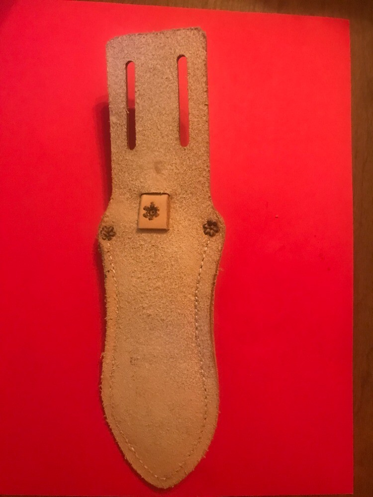 USA Leather Pliers Pouch Holds w/Snap Slotted Holds 6″ Pliers