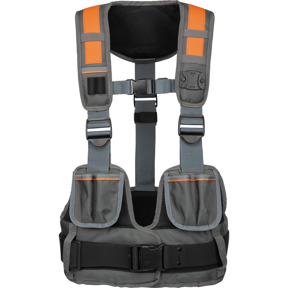 Klein Tools 55828MB MODBox Tool Vest, Fully Adjustable, Padded Comfort…