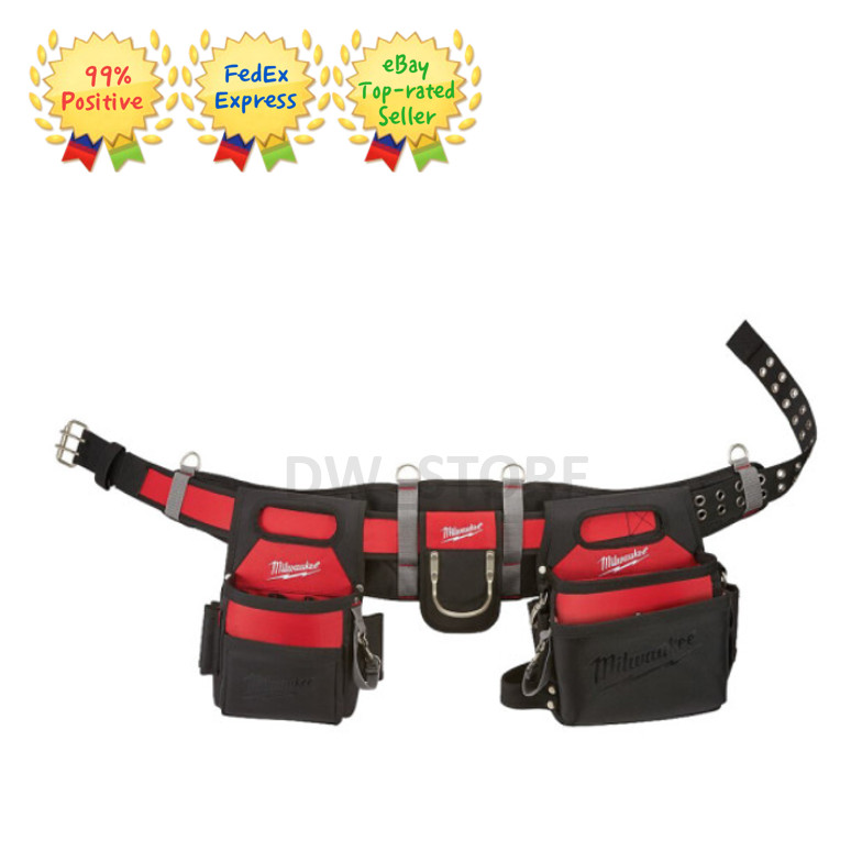 Milwaukee 48-22-8110 Nylon Stable Base Electricians Work Tool Belt / Express