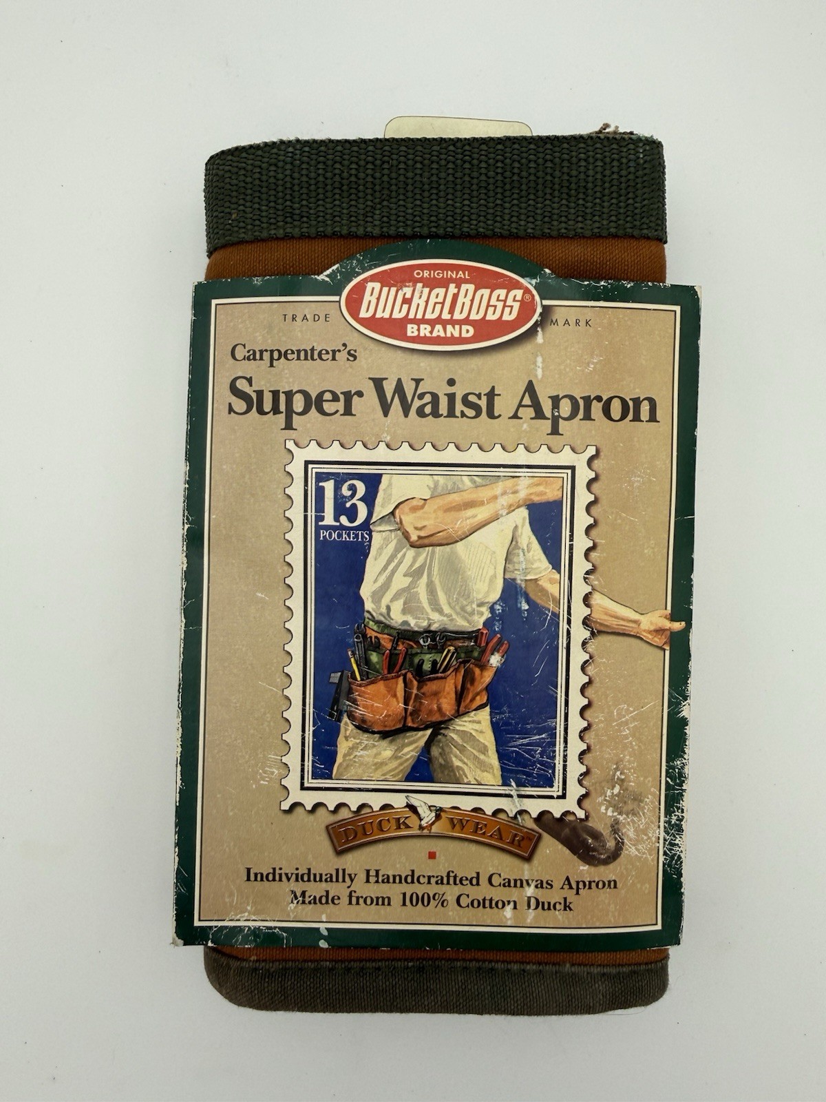 Bucket Boss Canvas Work SuperWaist Apron 13 Pockets,up to 52″ Waist Carpenter