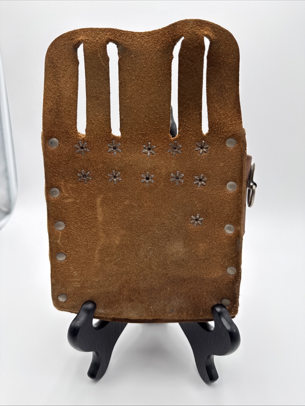 Klein Tools 5190 DISTRESSED Leather Multi 10 Pocket Tool Pouch USA Pre-owned