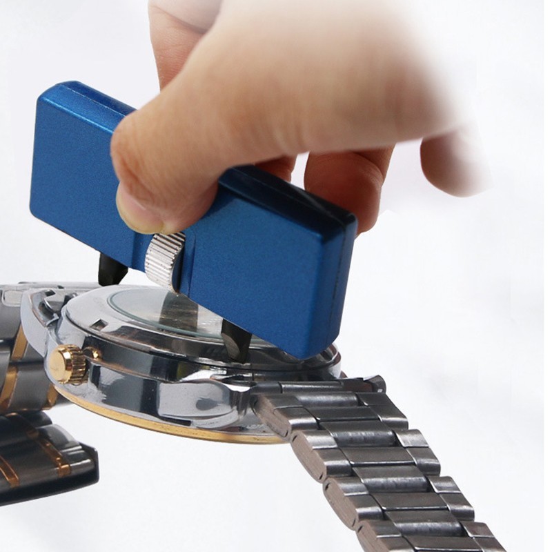 Adjustable Watch Back Case Opener Wrench Tool for Battery Replacement Repair Kit