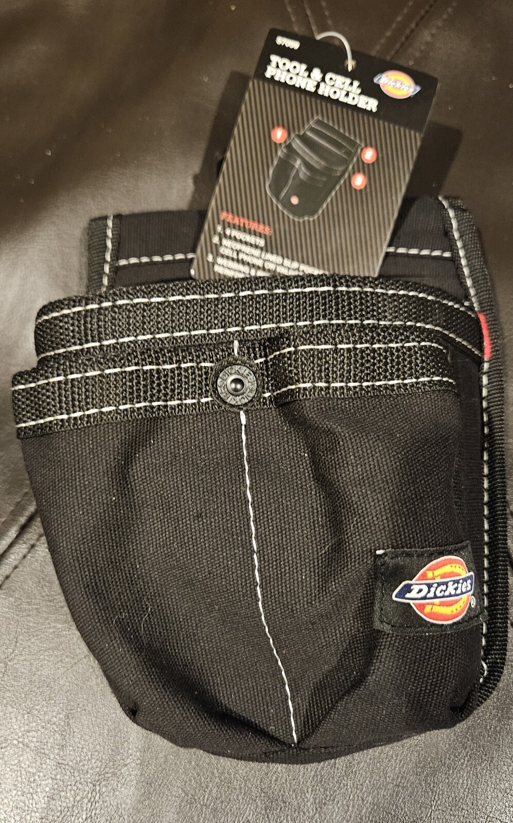 Brand New Dickies 4 pocket tool and cell phone holder with snaps 57059