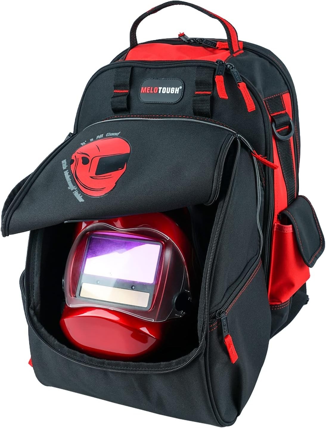 Welding Tool backpack Extreme Gear Pack with Large Capacity Helmet Holder Luggag