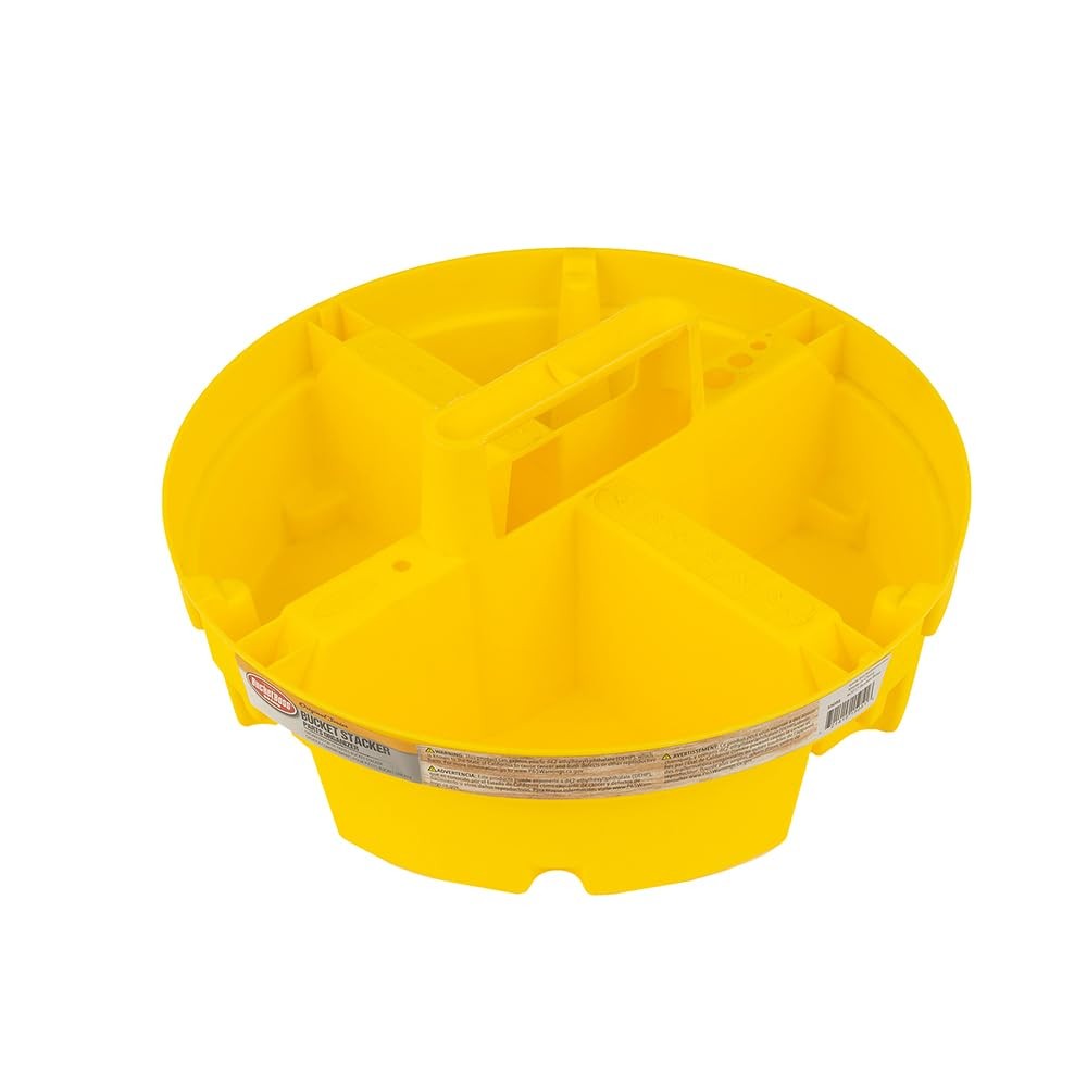 Bucket Boss – Stacker Small Parts 1 Count (Pack of 1), Yellow