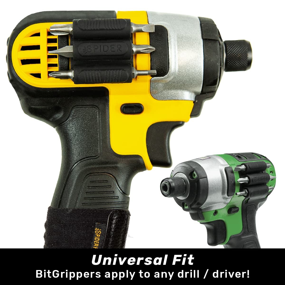 Tool Holster – BitGripper v2 – Pack of Four – High Strength 3M Adhesive Drill…