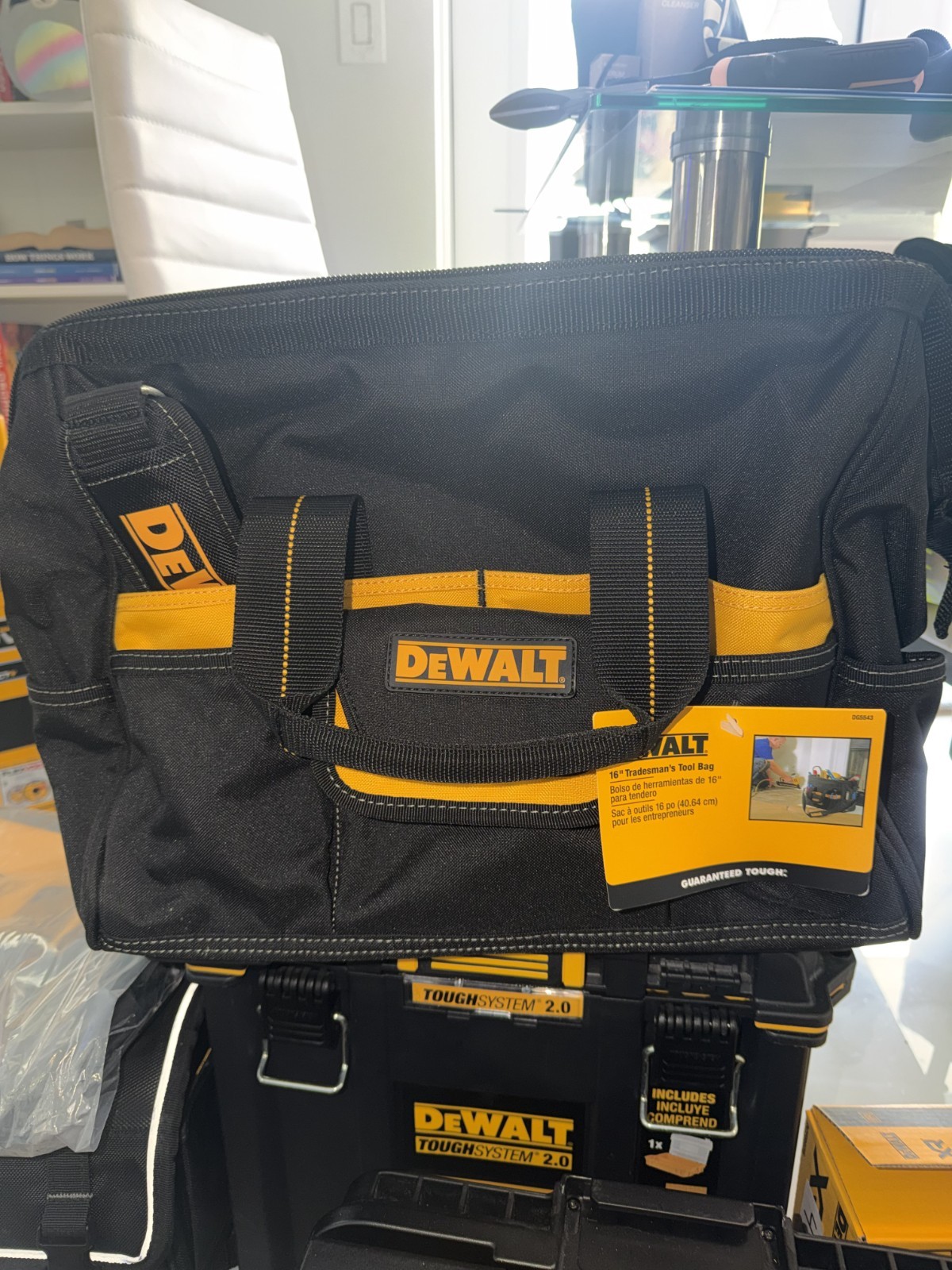 DeWalt DG5543 Tradesman Heavy Duty 16″ Tool Bag 33 Pockets Reinforced Handles