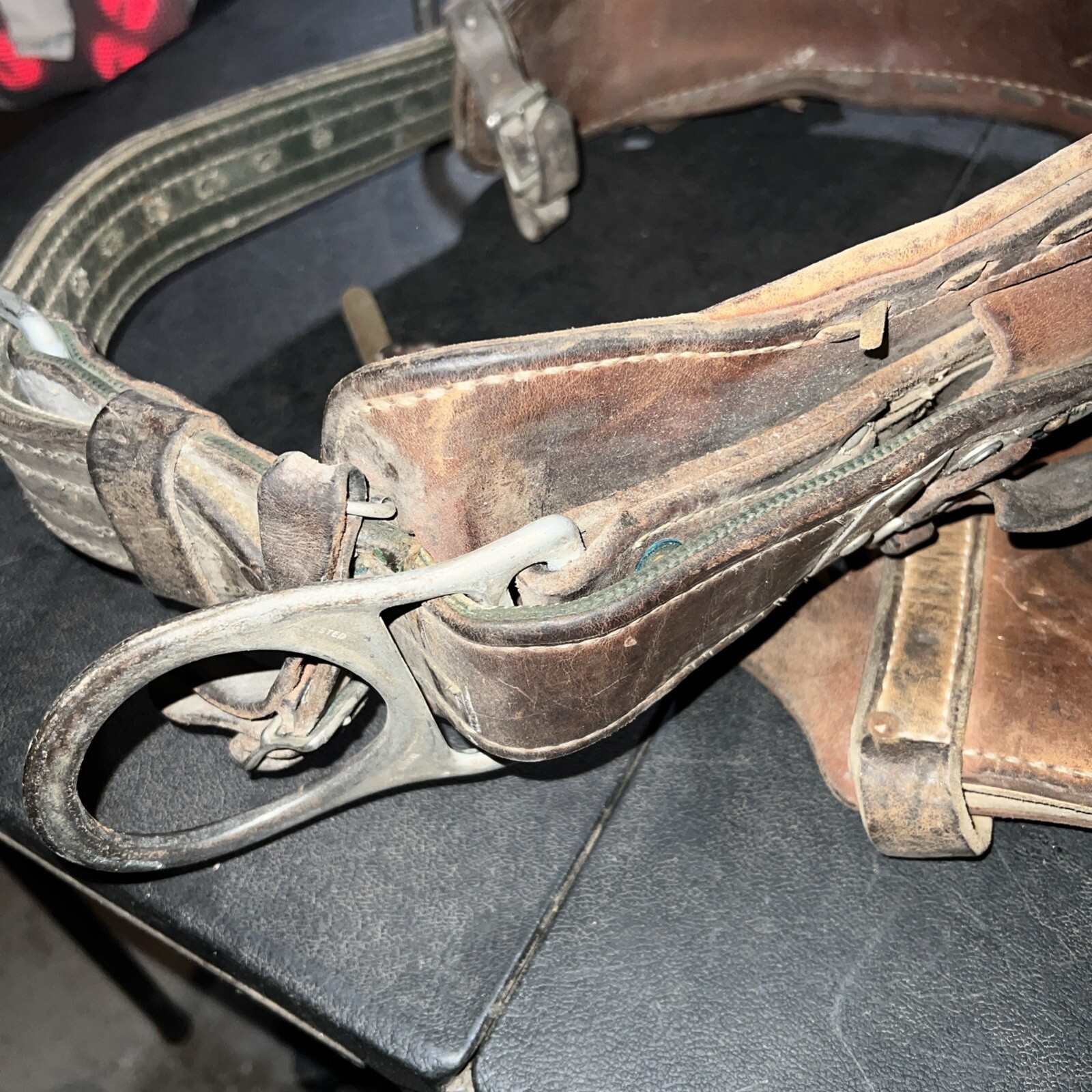 Vintage W. M. Bashlin Co, Adjustable Linesman Tool Belt, SIZE D-22, No. 88