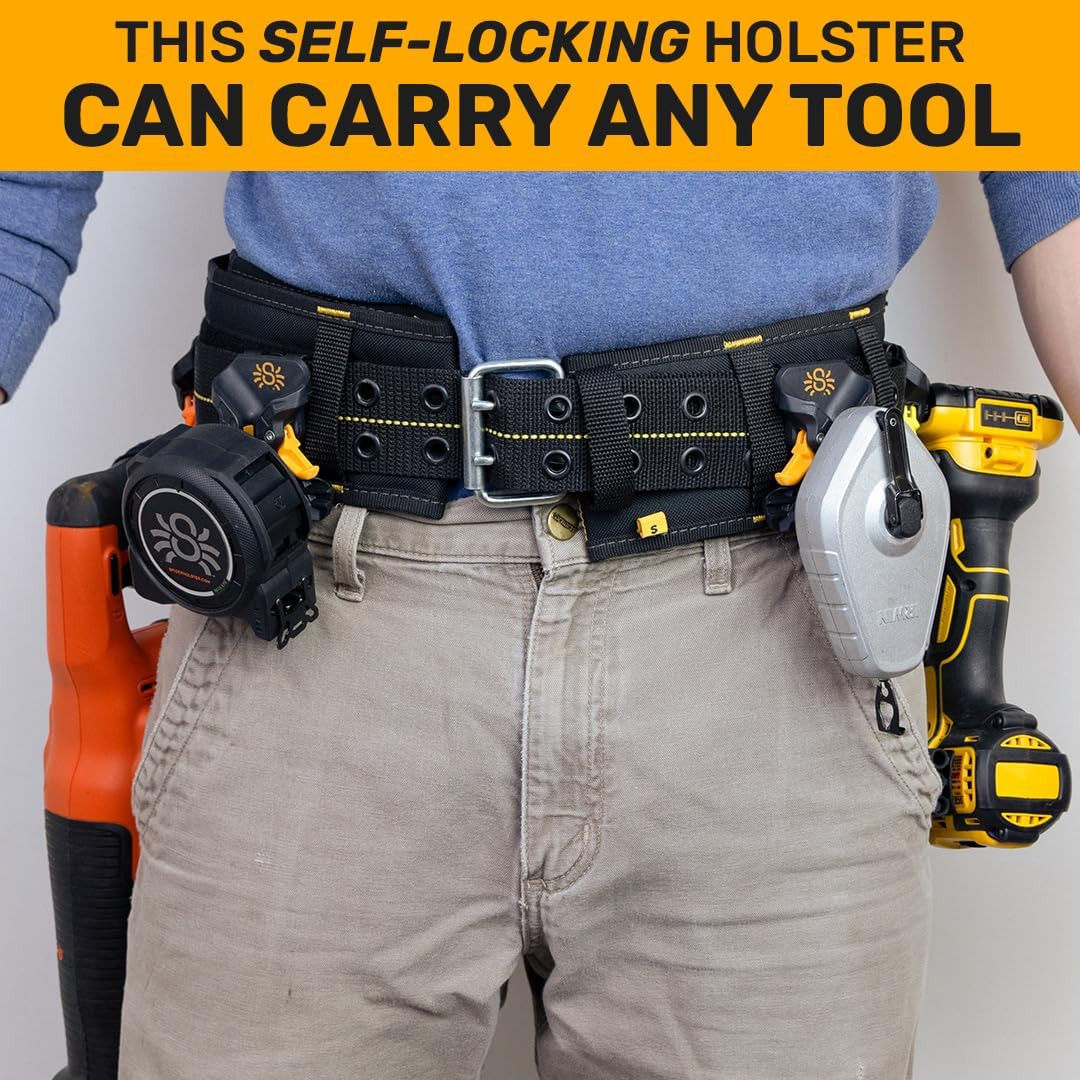 Tool Holster – Pro Tool Holster + One Tool Grip + One Driver Pin – Upgraded, Sel