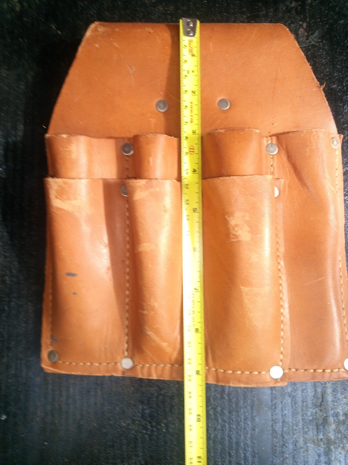 Buckingham Leather 7 Compartment Tool Pouch
