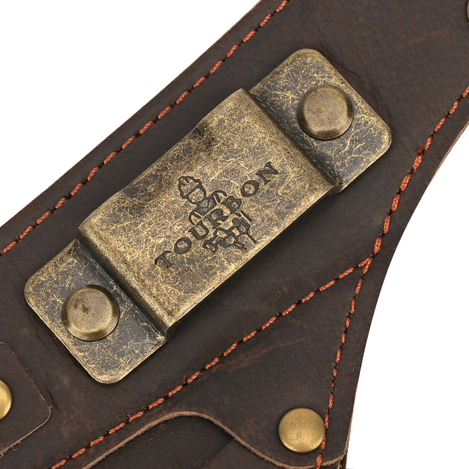 TOURBON Leather Tool Carrier Belt Pouches for Garden Florists Farmer Workshop
