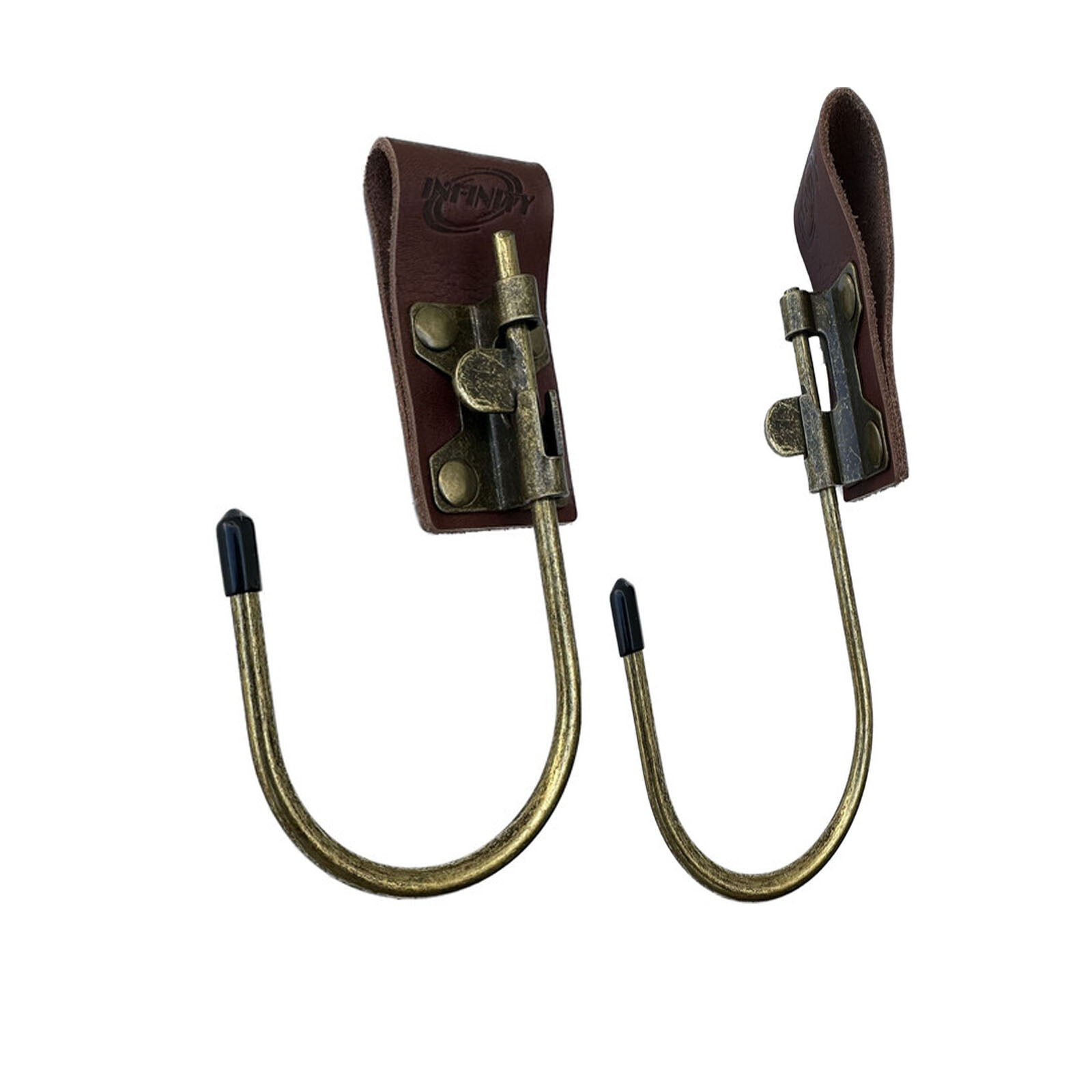 Vintage Leather Belt Loop & Metal Float Tool Hook Trowel/Electric Drill Hanger