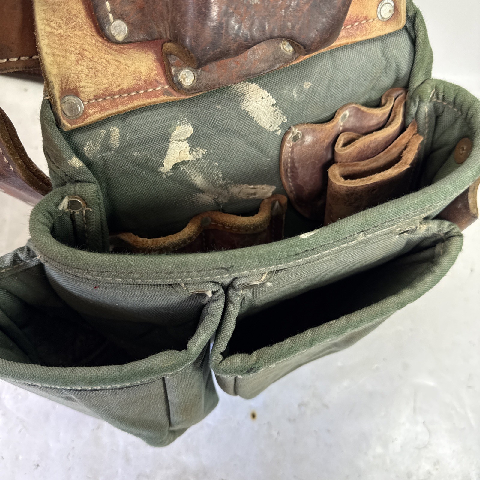 Occidental Leather OxyLights Framer Tool Belt Bag Set & Hammer Clip (Size XL)