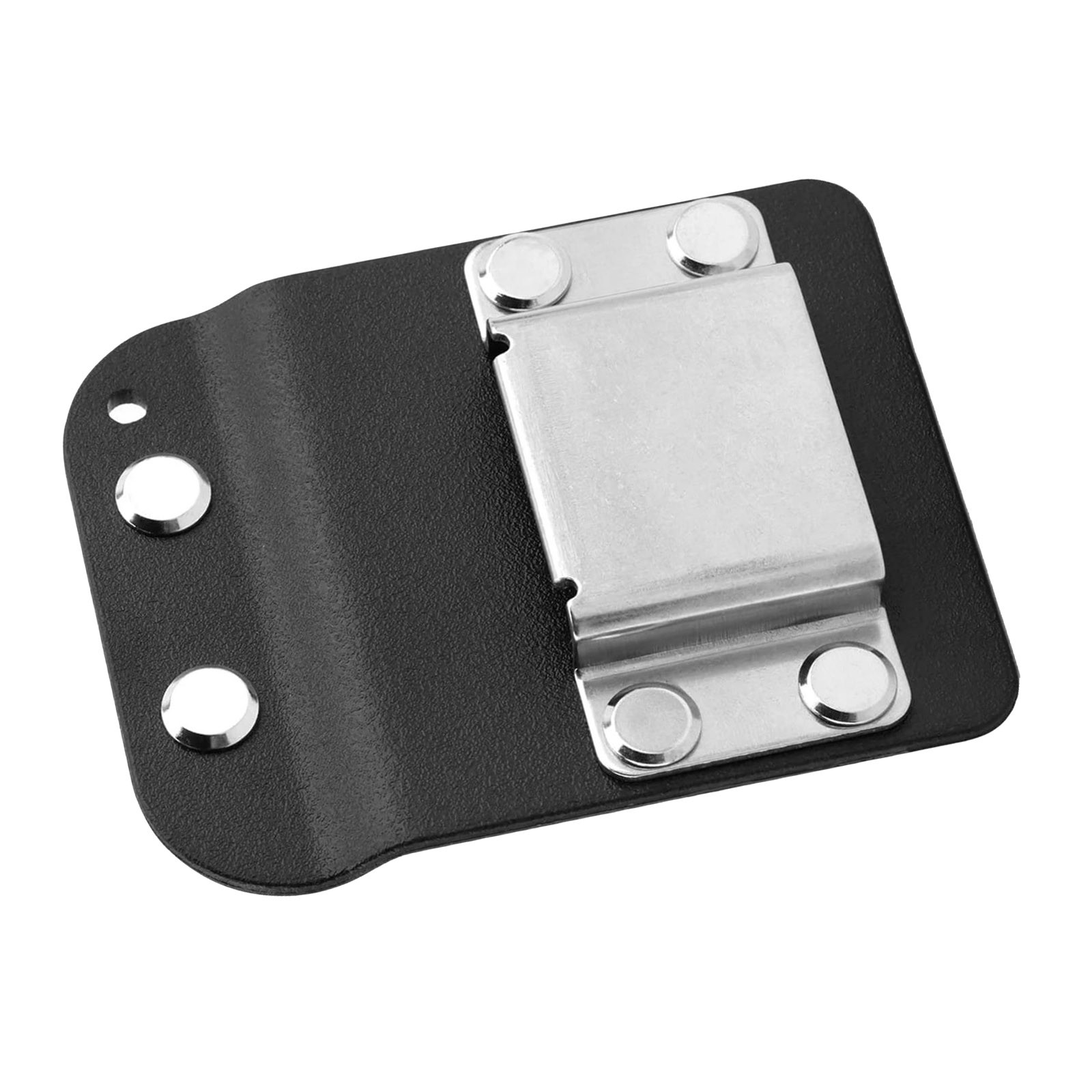 Metal Clip On Tape Measure Holder For Tool Belt Black Nylon Low Profile Holster