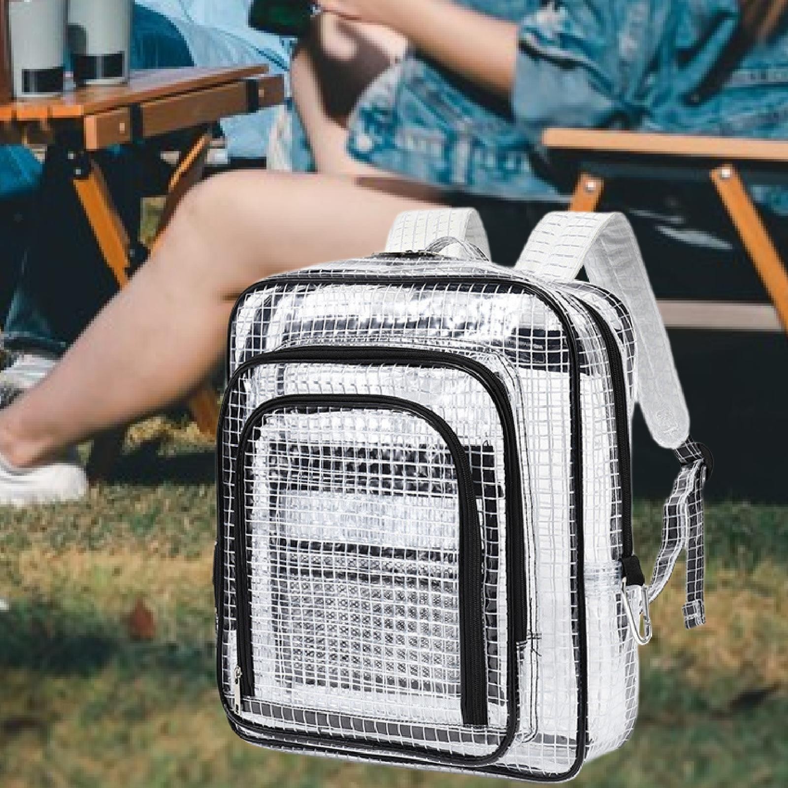 Clear Backpack Cleanroom Tool Bag Portable Storage Transparent Daypack Engineer