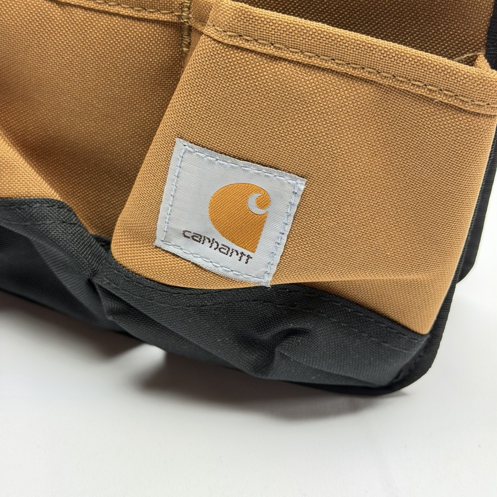 Carhartt 6 Pack Tool Caddy Brown Portable Organizer Tote Utility Storage Pouch