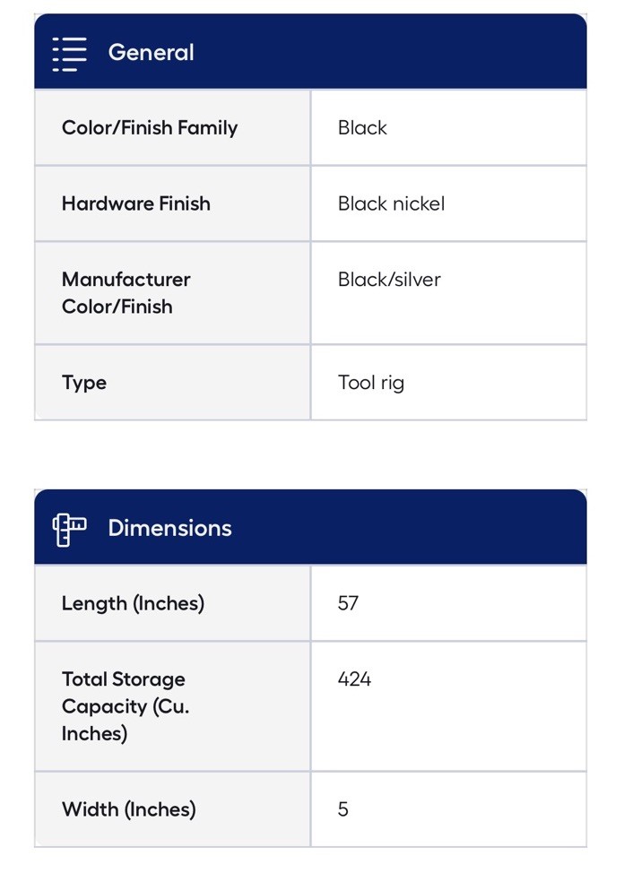 AWP HP General Construction Polyester Tool Rig