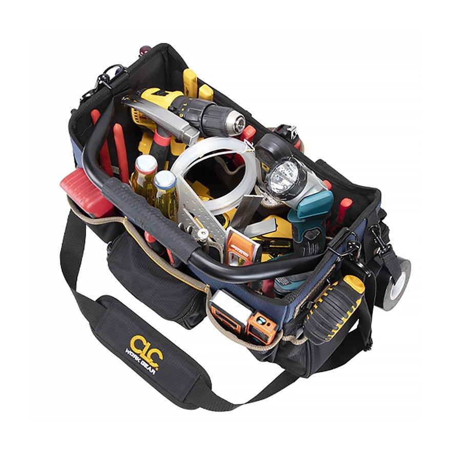 CLC Work Gear PB1580 17 Pocket Open-Top Tool Gear Bag | NEW