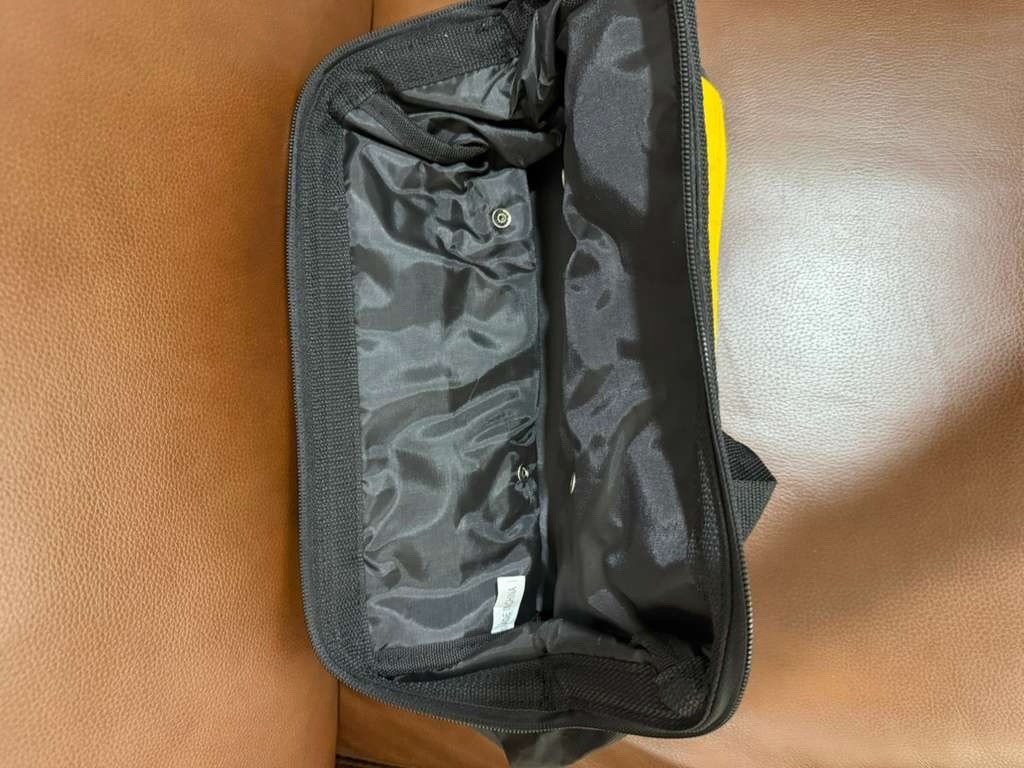 DEWALT Tool Bag Carry Case Yellow/Black with Handle, Zipper Closure set of 3 bag