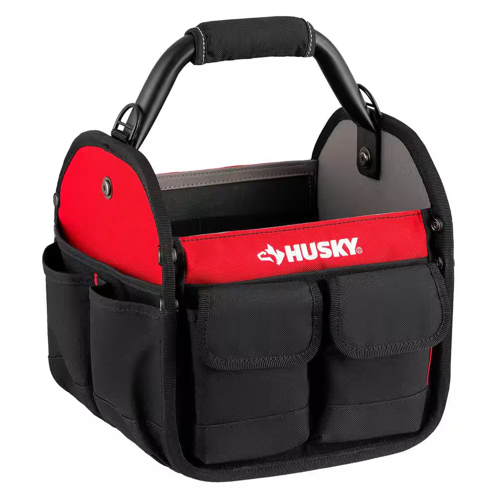 10 In. 15 Pocket Open Top Tool Bag