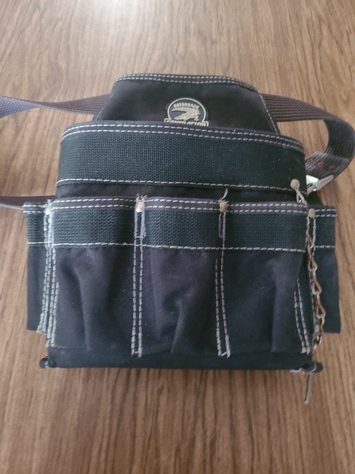 Gatorback Contractor Pro Black Tool Belt Pouch Multiple Pockets