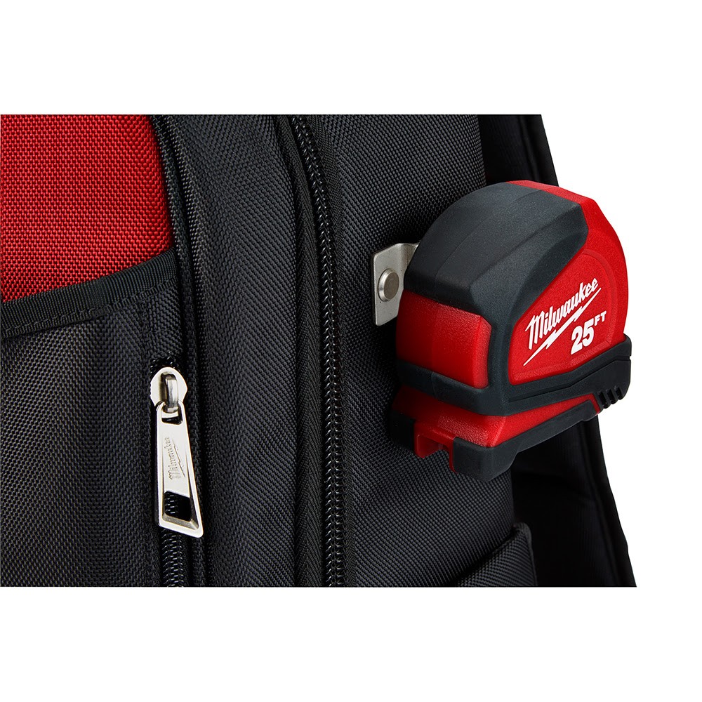 Milwaukee 48-22-8202 22-Pocket Low-Profile Backpack w/ Padded electronics sleeve