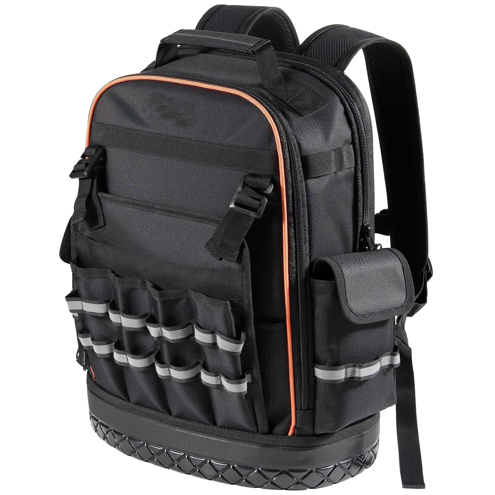Tool Backpack 64 Pockets Tear-resistant Jobsite Backpack for Electrician