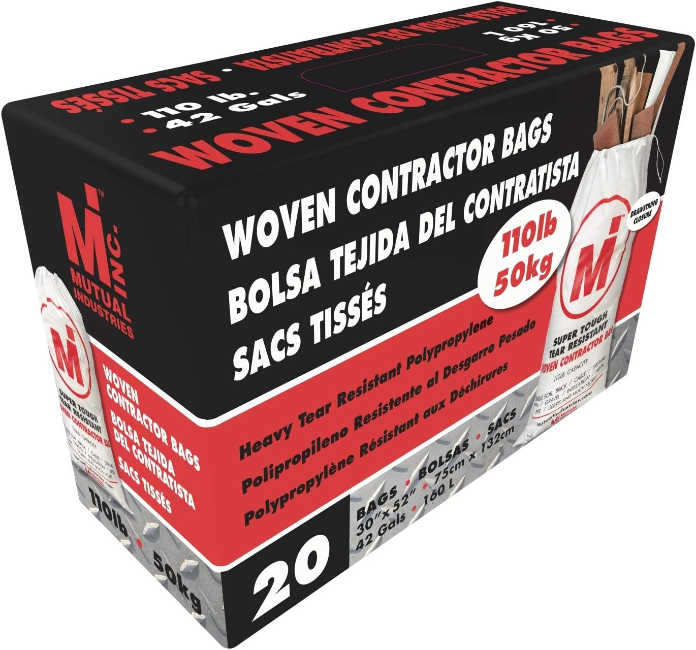 Mutual Industries – 2700014981000000000 – 20 Count (Pack of 1), white