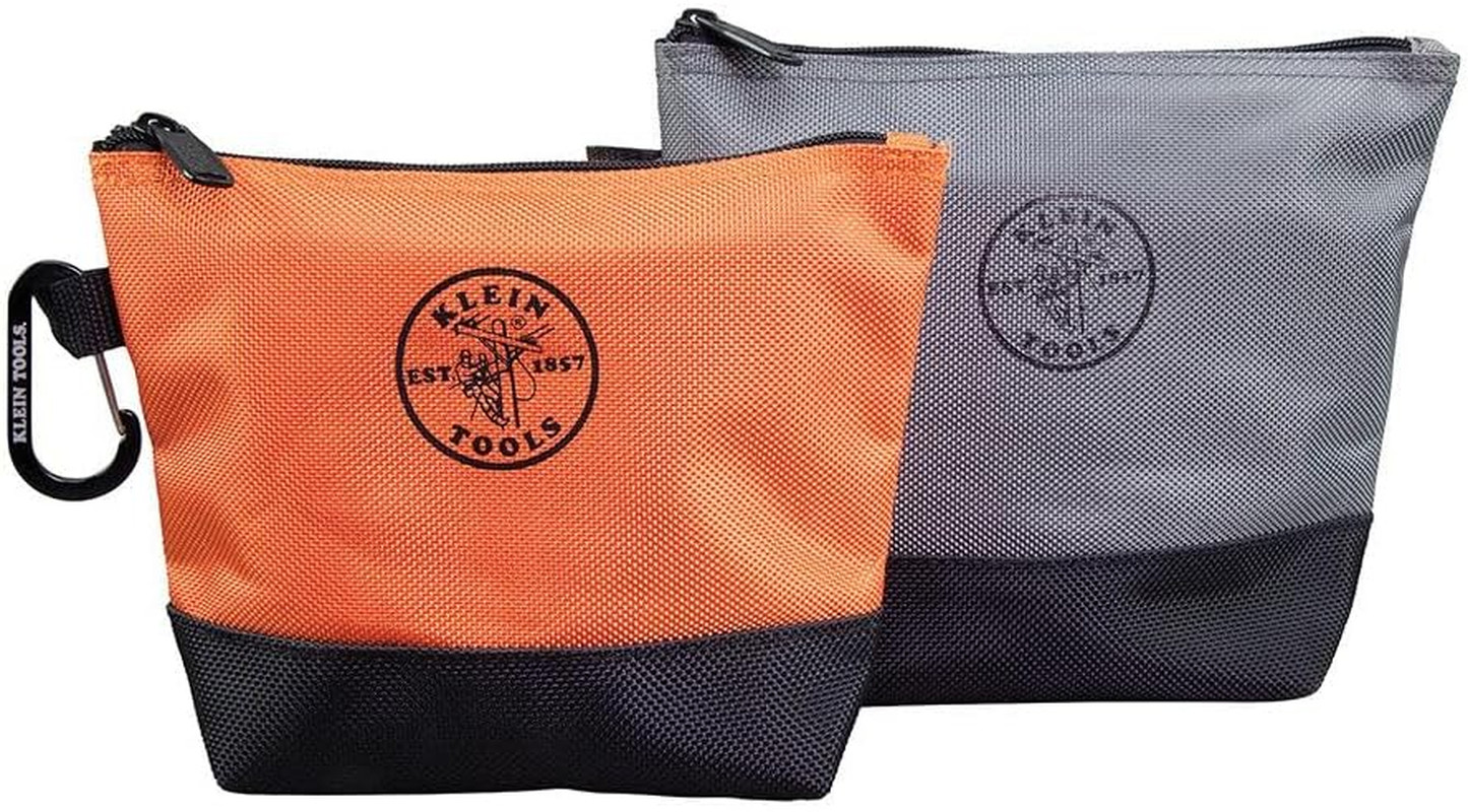 55470 Utility Bag, Stand-Up Zipper Tool Bags, Tough 1680D Ballistic Weave, Reinf