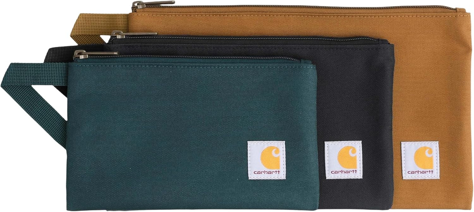 Carhartt Utility Zipper Pouch Set, Durable Water Repellent Organizers Sold in Se