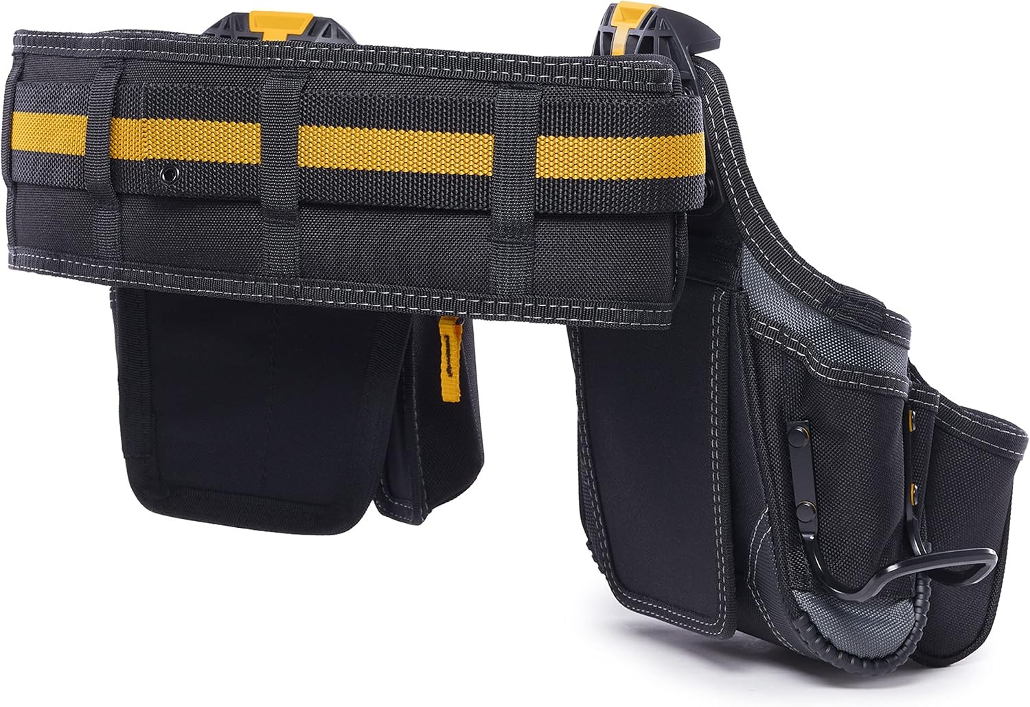 ToughBuilt 3-Piece Handyman Tool Belt Set w/ Padded Belt with Heavy-Duty Buckle