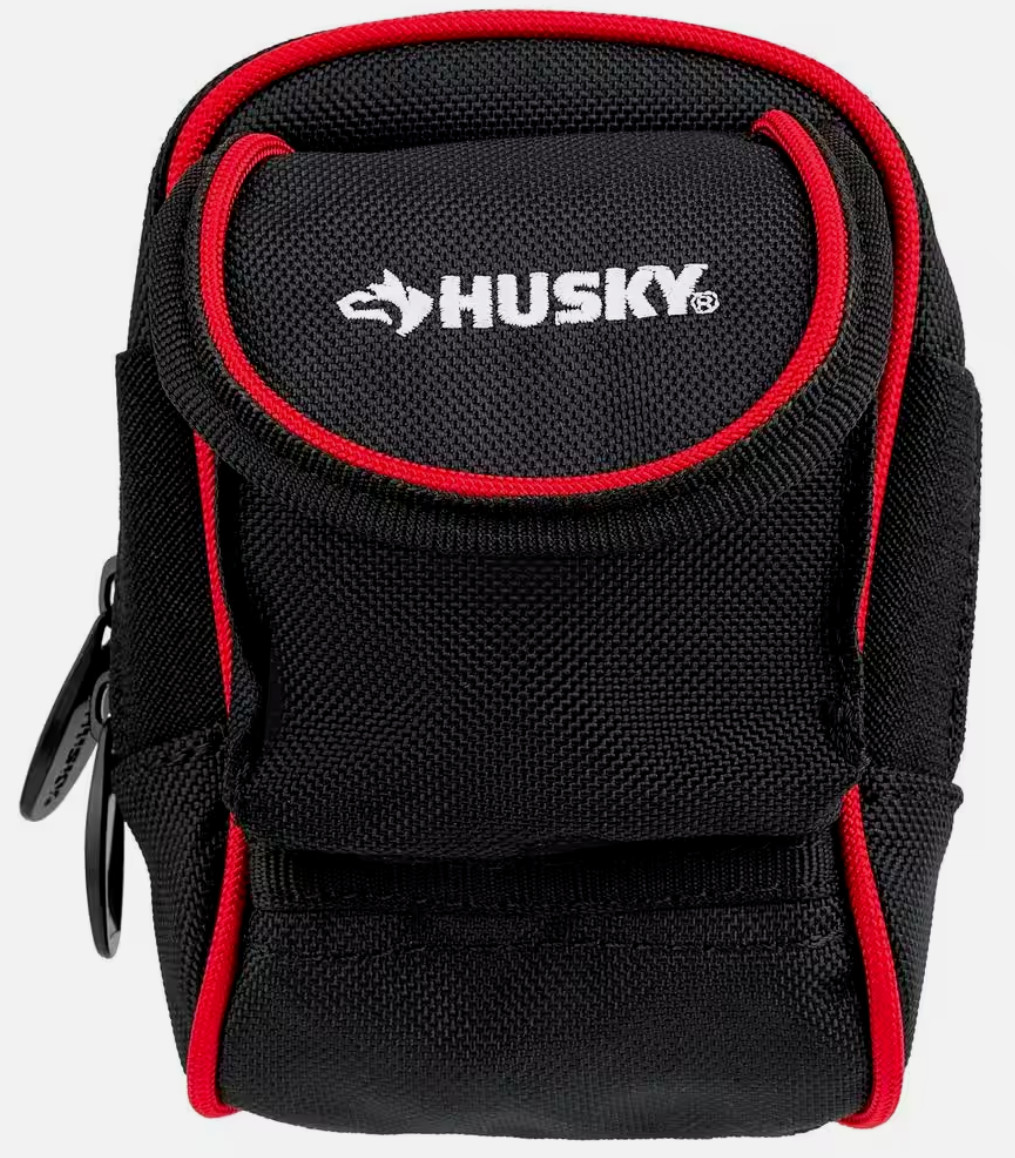 Husky 4.5 in. Clip On Tool Belt Pouch