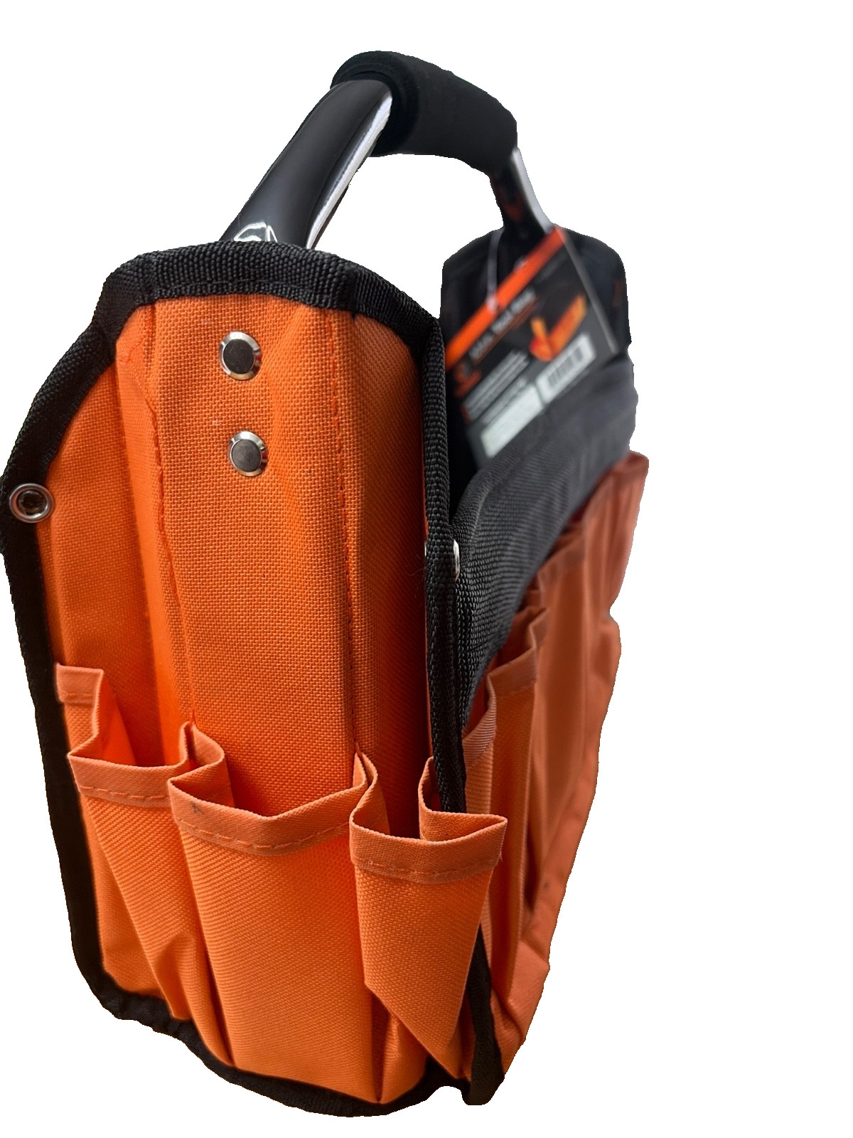 NEW Torelli 12.5” Tool Bag Collapsible Orange 14 Exterior Pockets Padded Handle