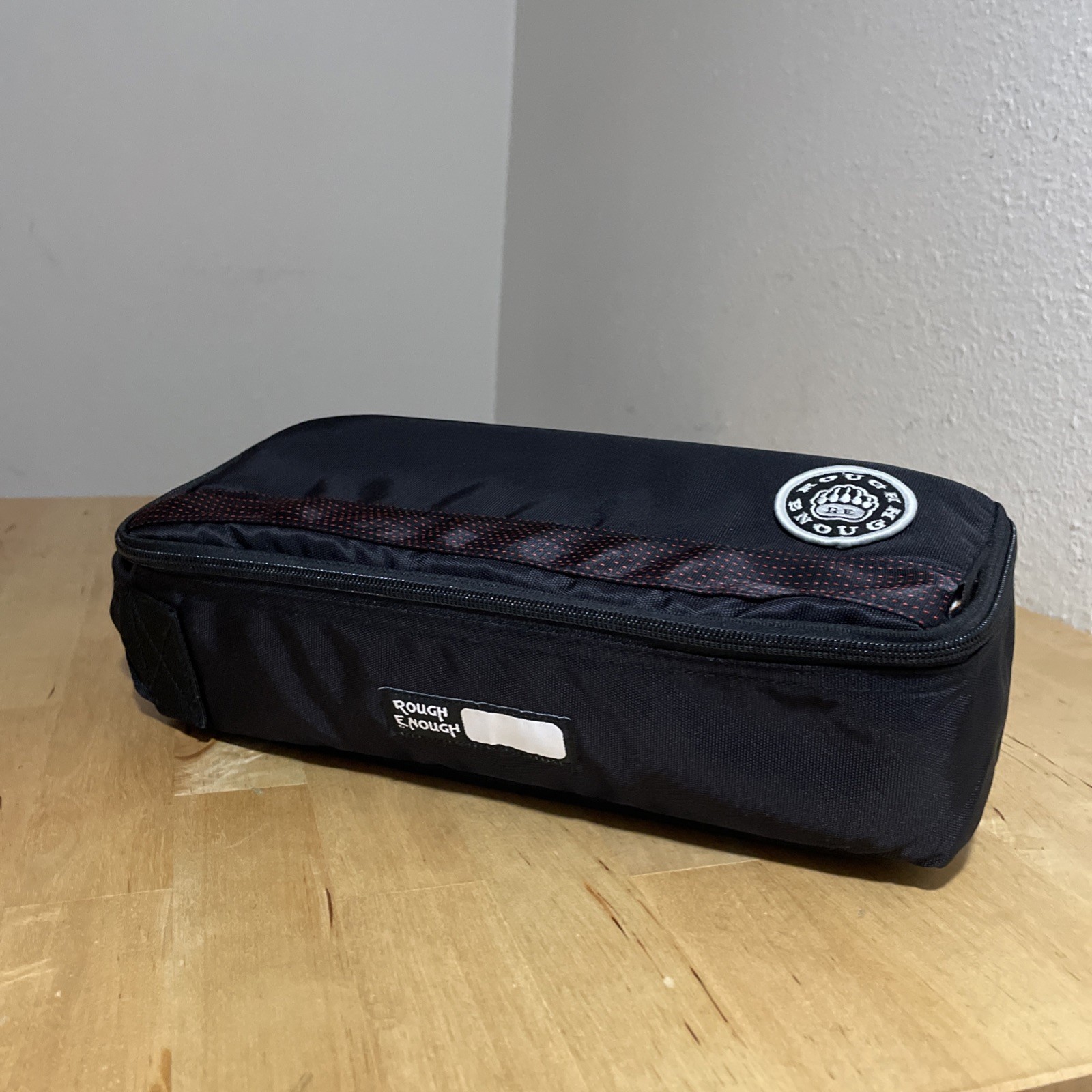 Rough Enough 12″ Small Tool Bag Pouch Box Travel Toiletry Handle Cordura Black