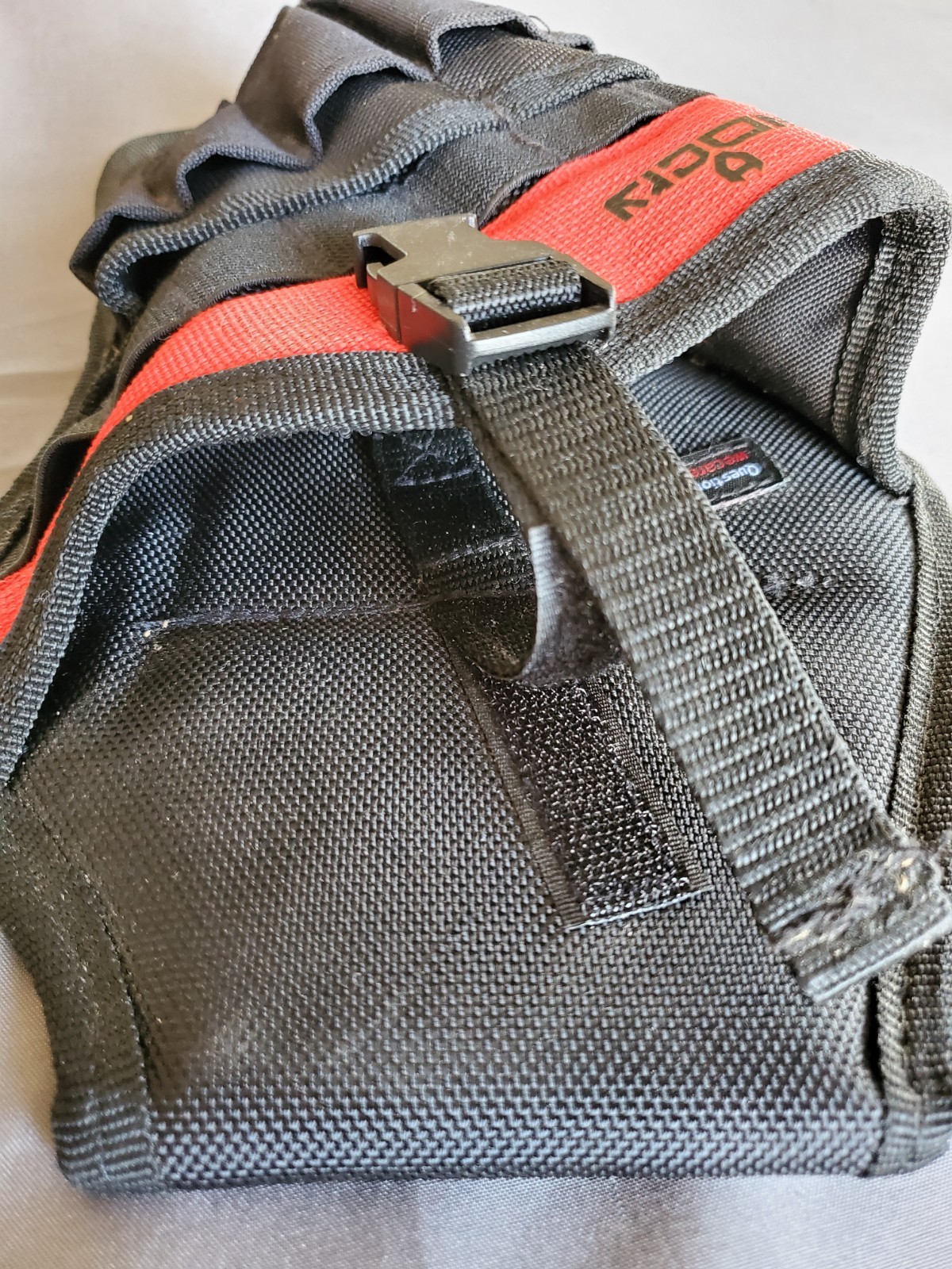 NoCry Left Handed Drill Holster Black and Red Left Handed Tool Holder
